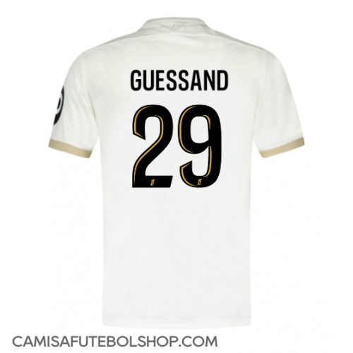 Camisa de time de futebol OGC Nice Evann Guessand #29 Replicas 2º Equipamento 2024-25 Manga Curta